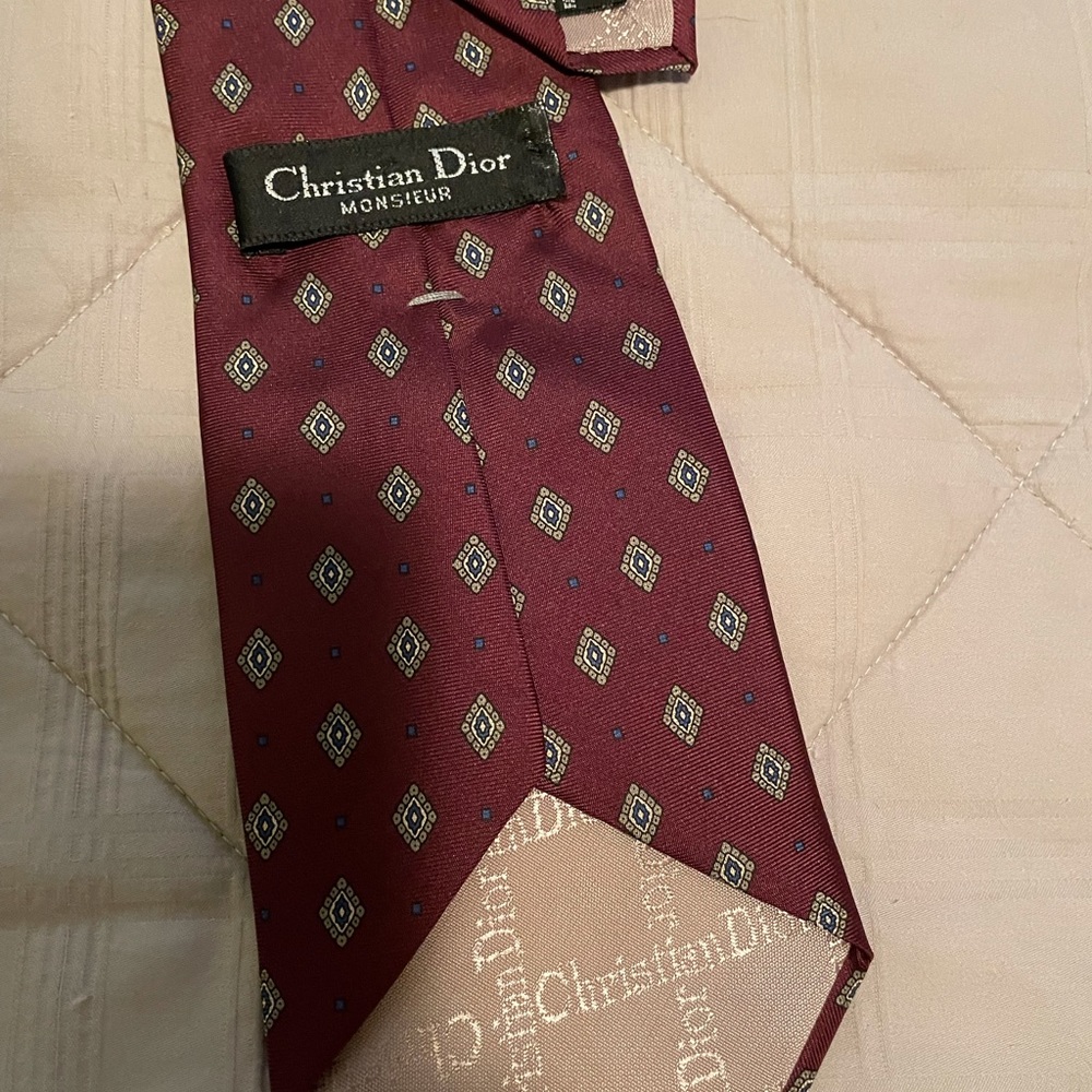 3 Men’s Christian Dior Silk Ties - Picture 6 of 6